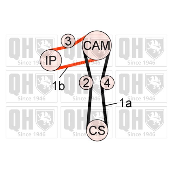 1 kit de distribution Quinton Hazell QBK716