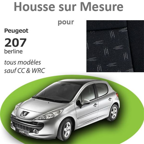 Housse Prémium pour 207 Berline, tissu Avorio