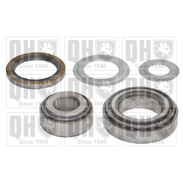 1 kit de roulement de roue avant Quinton Hazell QWB1196