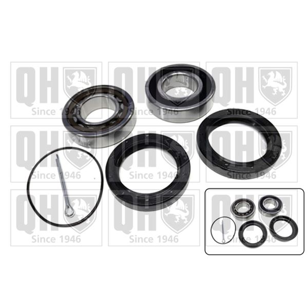 1 kit de roulement de roue arrière Quinton Hazell QWB333