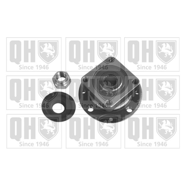 1 kit de roulement de roue avant Quinton Hazell QWB515