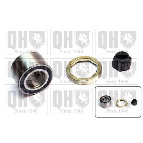 1 kit de roulement de roue avant/arrière Quinton Hazell QWB529