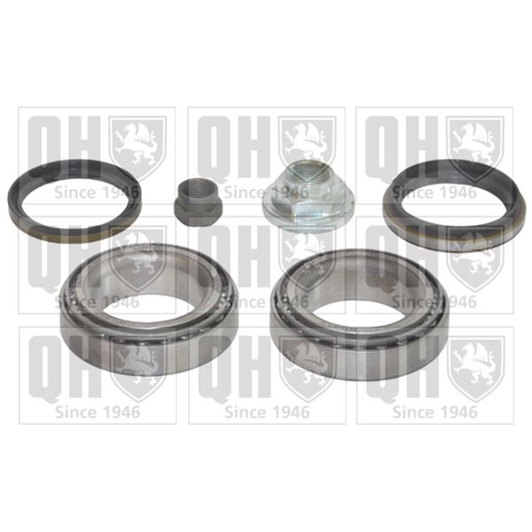 1 kit de roulement de roue avant Quinton Hazell QWB722