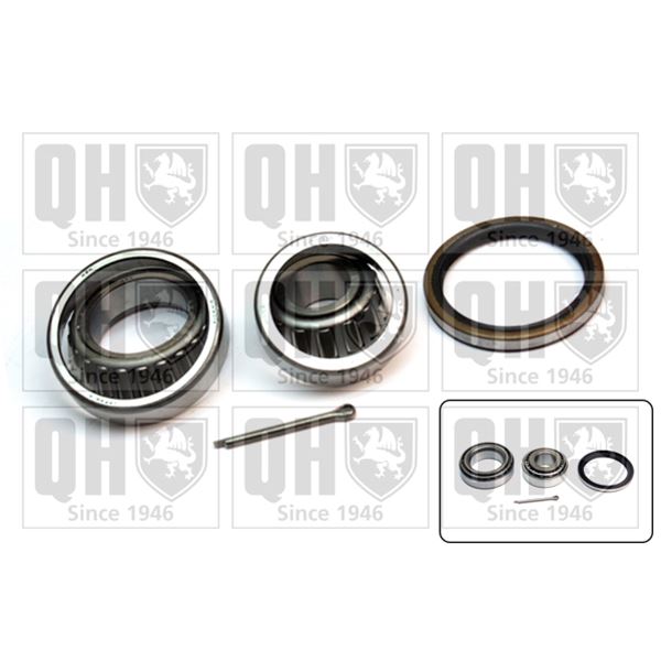 1 kit de roulement de roue arrière Quinton Hazell QWB732