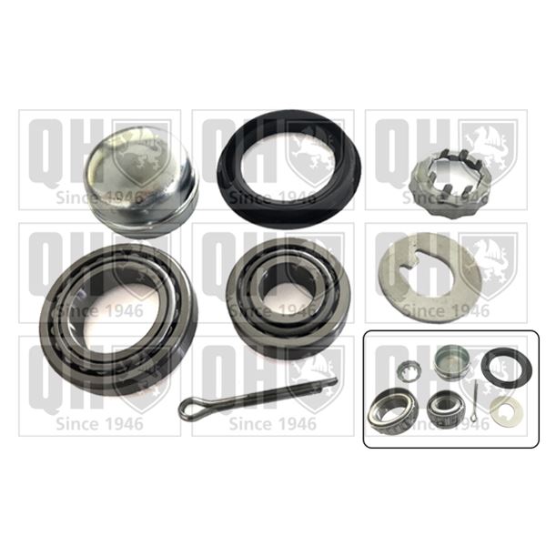1 kit de roulement de roue arrière Quinton Hazell QWB796
