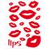 Adhésif transférable Lips Fushia