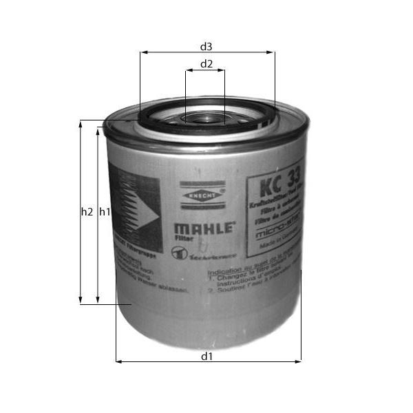 Filtre à gasoil KC226 Knecht