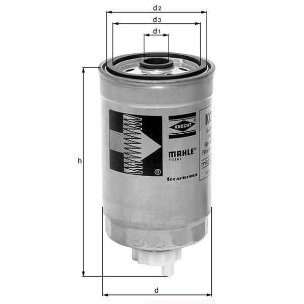 Filtre à gasoil KC68 Knecht