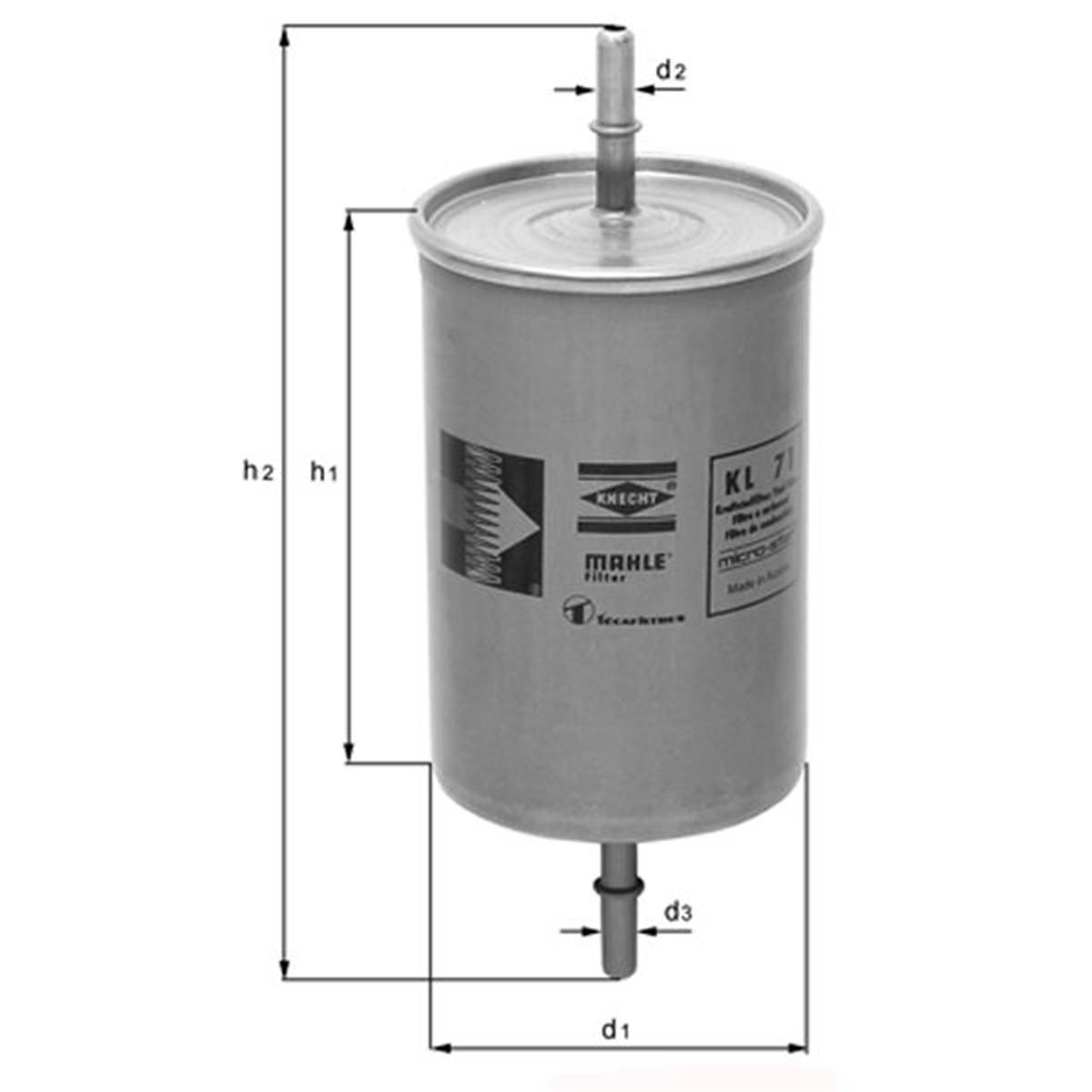 Filtre À Essence Kl573 Knecht