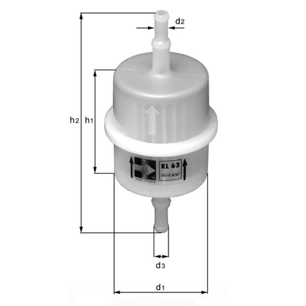 Filtre à essence KL63 Knecht