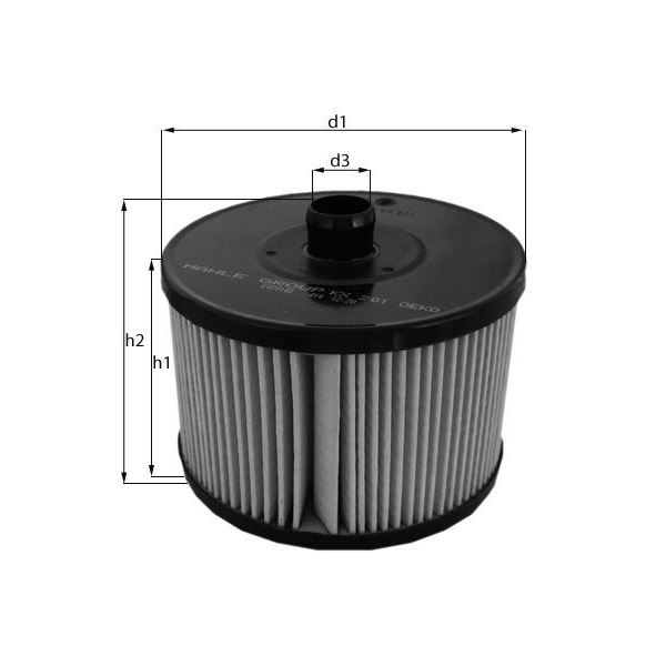 Filtre à gasoil KX201D Knecht