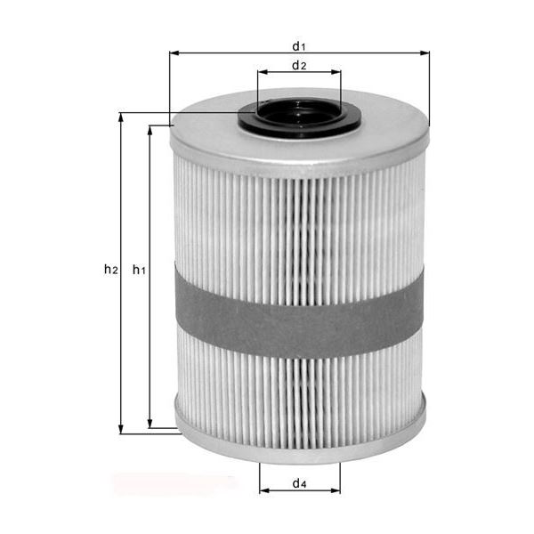 Filtre à gasoil KX204D Knecht