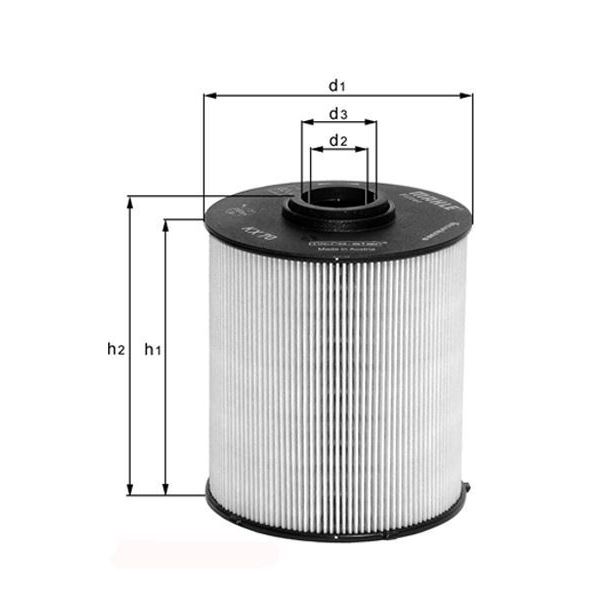 Filtre à gasoil KX220D Knecht