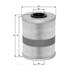Filtre à gasoil KX78D Knecht