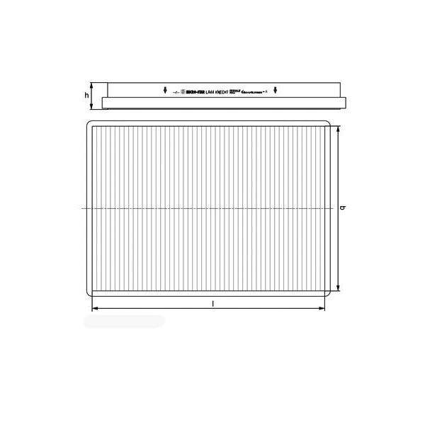 Filtre d'habitacle LA44 Knecht