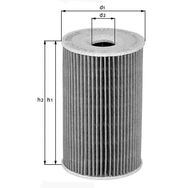 Filtre à huile OX128/1D Knecht