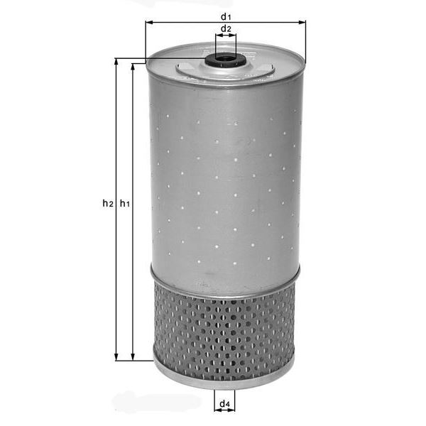 Filtre à huile OX38D Knecht