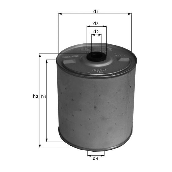 Filtre à huile OX85D Knecht