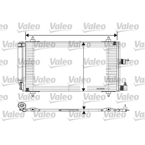 Condenseur de climatisation Valeo 817508