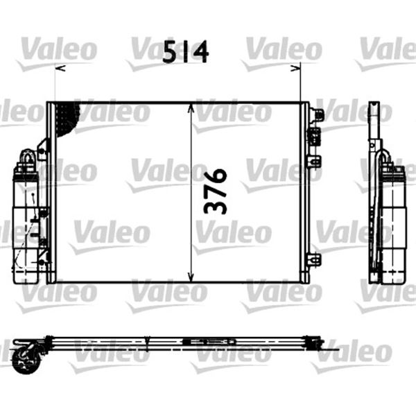 Condenseur de climatisation Valeo 817428
