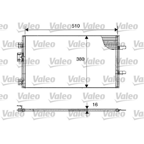 Condenseur de climatisation Valeo 817602