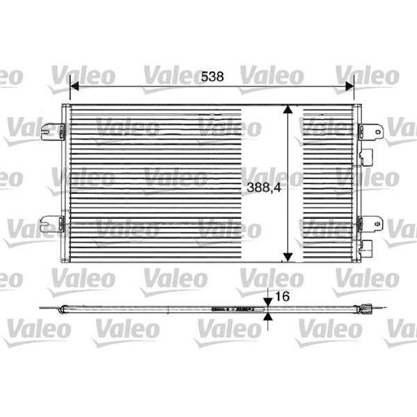 Condenseur de climatisation Valeo 817701