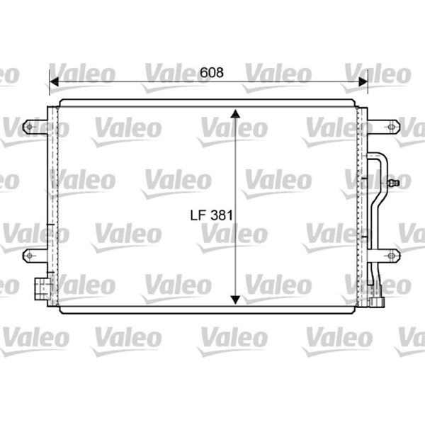Condenseur de climatisation Valeo 818190