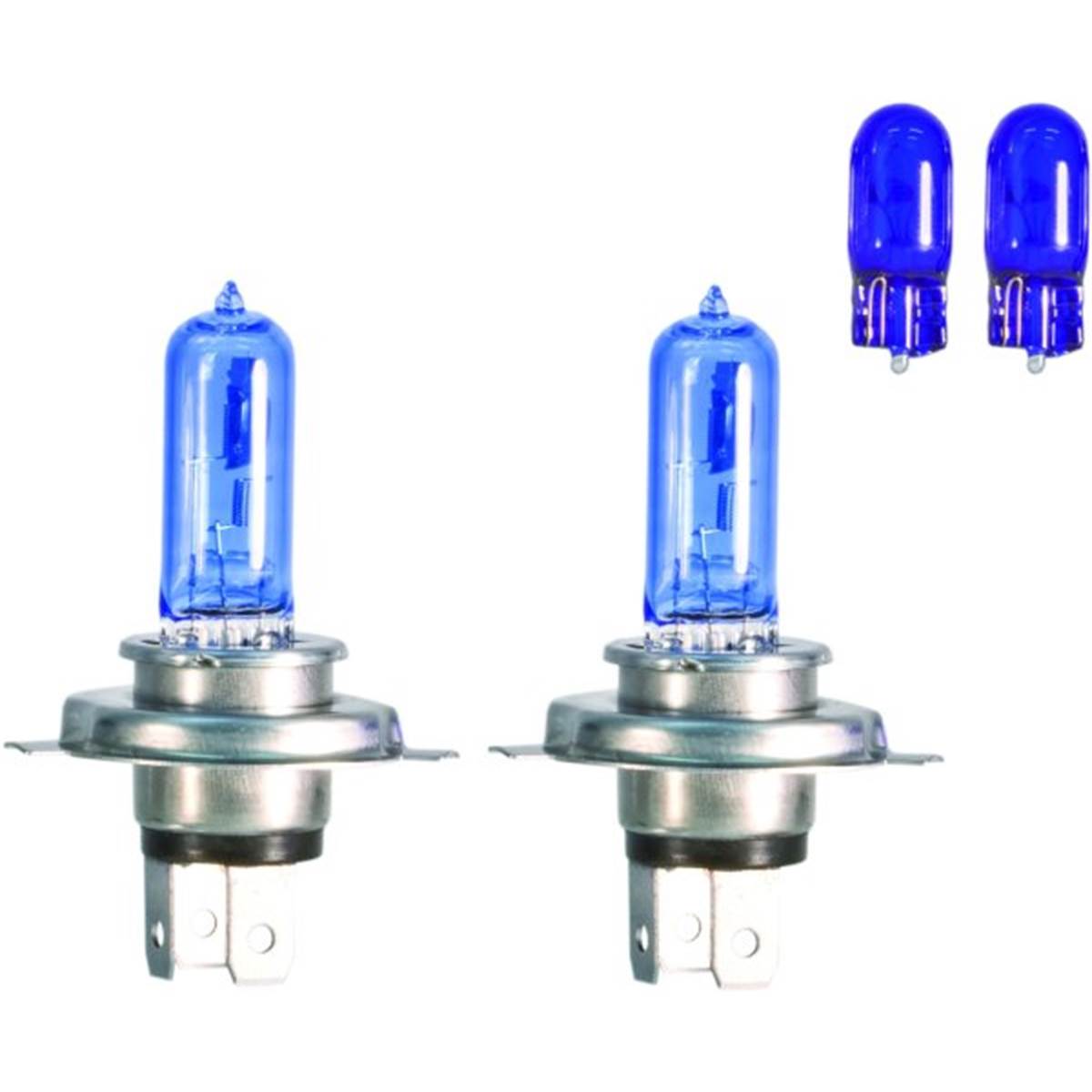 Ampoules h4 Spectras + 2 Ampoules T10 Xenon Pack x2 BC Corona