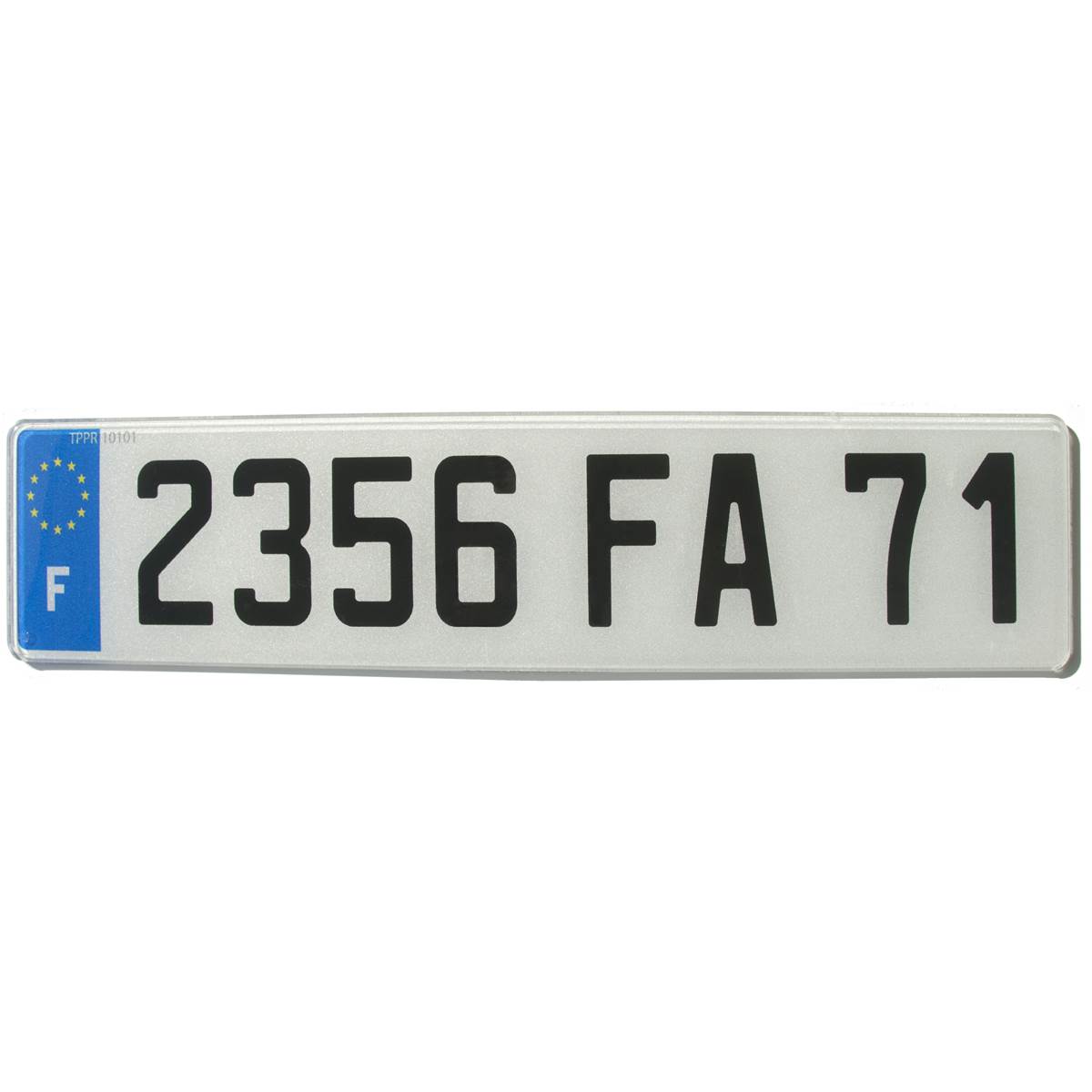 Plaque Immatriculation Plastique Renforcée 520 X 110 Mm Département 22