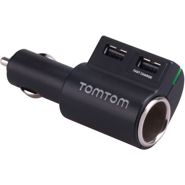 Chargeur allume-cigare multi-prises haute vitesse TomTom