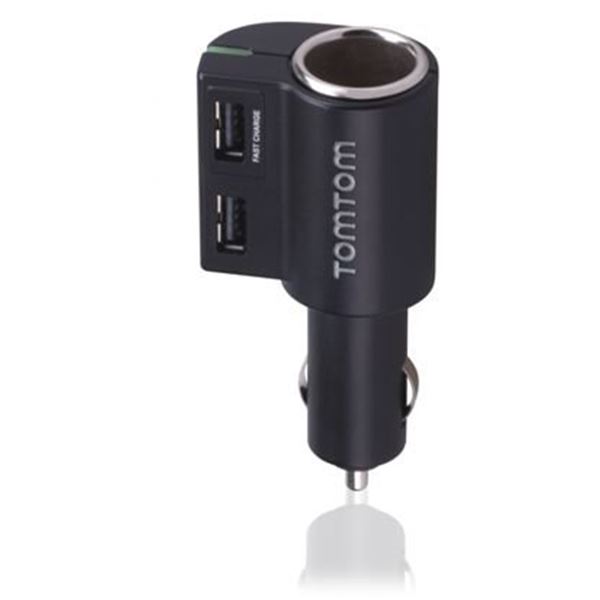 Chargeur allume-cigare multi-prises haute vitesse TomTom
