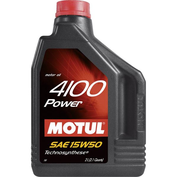 Huile moteur MOTUL Power 4100 Essence/Diesel 15W50 2L