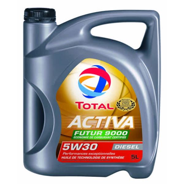 Huile moteur TOTAL  Activa Futur 9000 diesel  5W30 5L