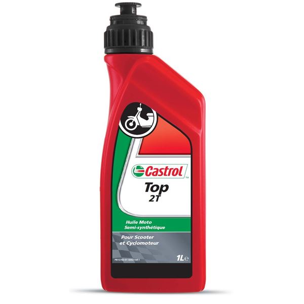 Huile semi-synthétique Castrol Top 2T 1L