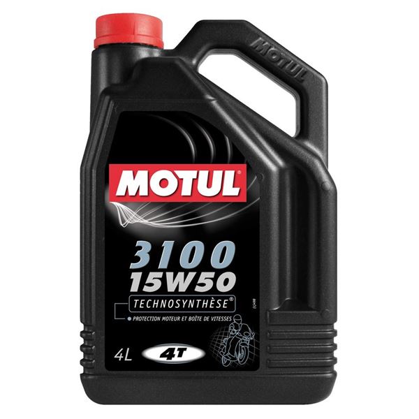 Huile moto technosynthèse Motul 15w50 4L