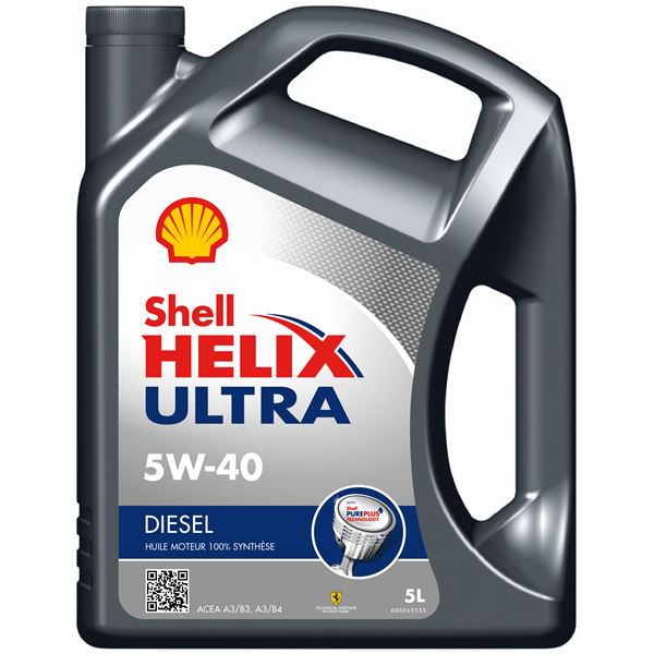 Huile moteur SHELL Helix Ultra Diesel 5W40 5L