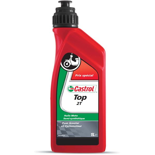 Huile semi-synthetique Castrol Top 2T 1L