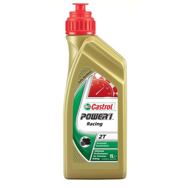 Huile moteur 2 roues Castrol Power Racing 2T 1l