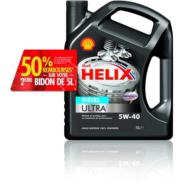 Huile Shell Helix Ultra 5W40 Essence 5L