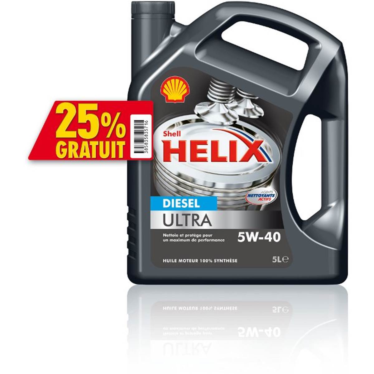 Shell Helix Ultra 5w40 Essence 5l 25% Gratuit