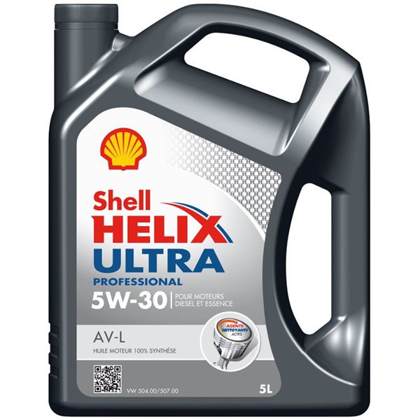 Huile moteur Shell Ultra AV-L VAG essence/diesel 5W30 5l