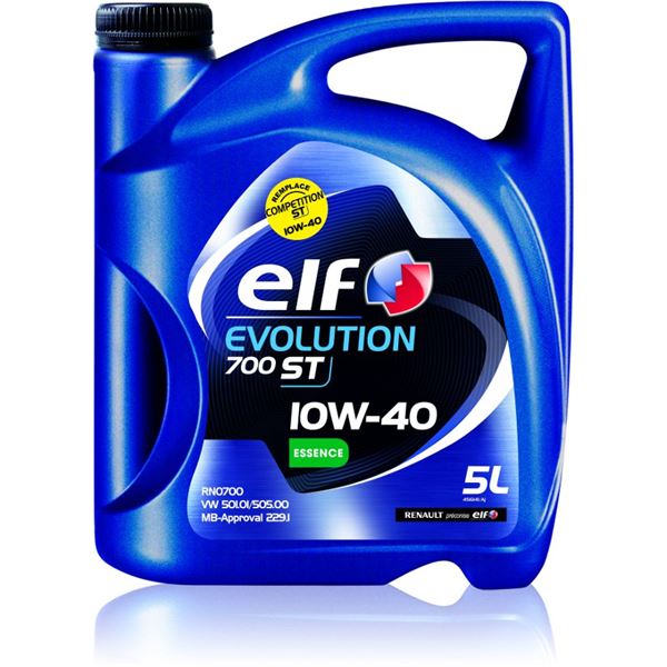Huile moteur ELF Evolution 700 ST Essence 10W40 5L
