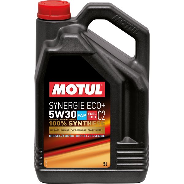 Huile moteur MOTUL SYNERGIE ECO+ 5W30 5L