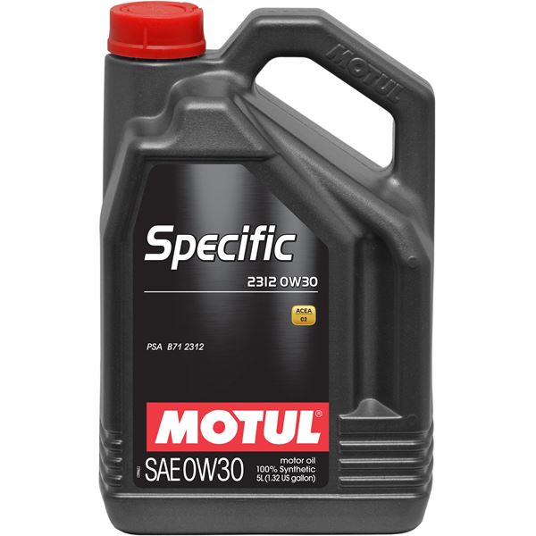 Huile moteur MOTUL SPECIFIC 2312 essence/diesel  0W30 5L