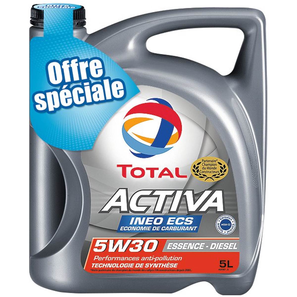 Huile Moteur Total Activa Ineo Ecs 5w30 Essence/diesel 5l