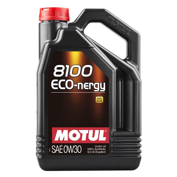 Huile moteur Motul 8100 Eco-Nergy essence/diesel 0W30 5L