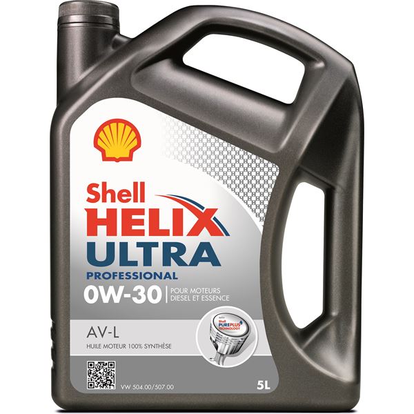 Huile moteur SHELL Ultra AV-L Essence/Diesel 0W30  5L