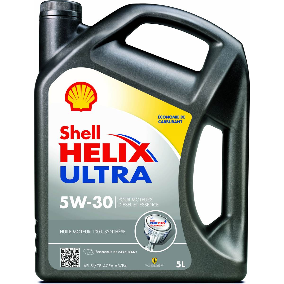 Huile Moteur Shell Helix Ultra Essence/diesel 5w30 5l