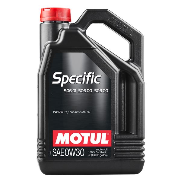 Huile moteur MOTUL SPECIFIC 506.01 essence/diesel 0W30 5L