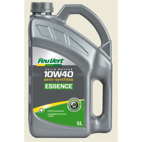 Huile moteur FEU VERT Essence 10W40 5L
